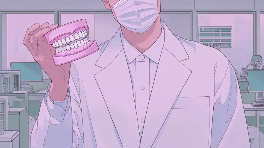 歯科矯正用アンカースクリューの役割を説明