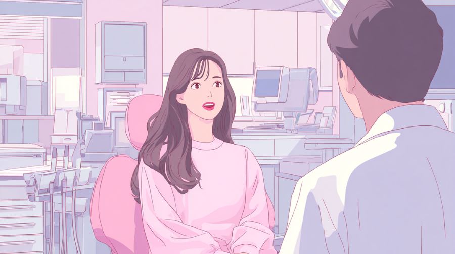 歯科医院で矯正方法について相談